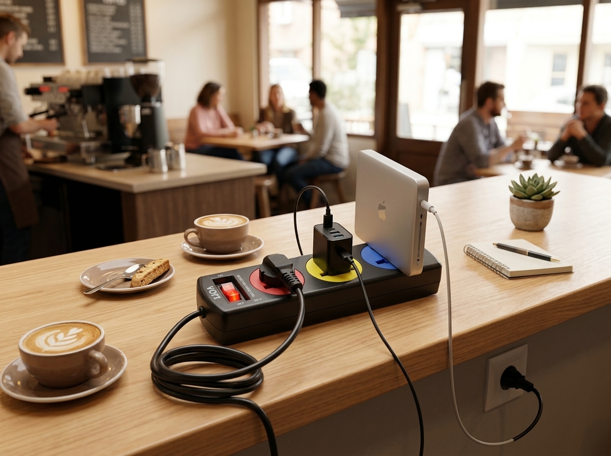 Ổ Cắm LiOA 3DND3.3.10 - Ổ cắm có tiếp địa dây 3m - 2200W